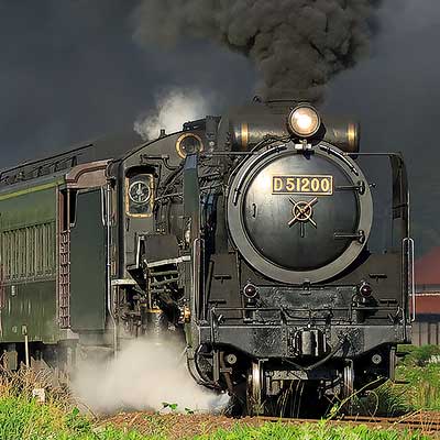 D51 機関車　国鉄　額装 D51 機関車国鉄額装