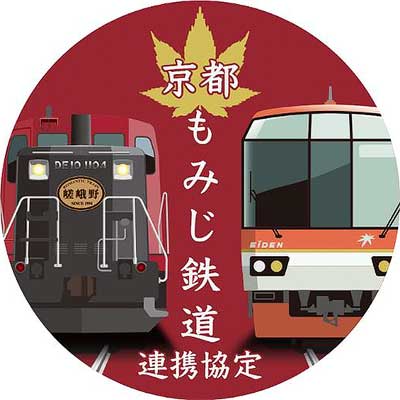 嵯峨野観光鉄道　区名札2枚セット 嵯峨野観光鉄道 区名札2枚セット