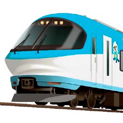 近鉄，23000系のラッピング車両「ミジュマルライナー」の試乗会を開催