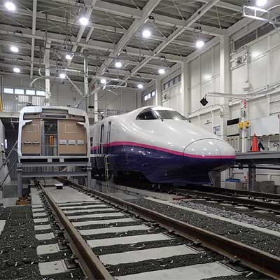 3月1日 JR東日本大宮支社，「新幹線教育・訓練センター」で新幹線車両