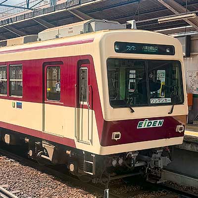叡山電鉄「リバイバル721」に「EiDEN」ロゴ｜鉄道ニュース｜2025年3月7