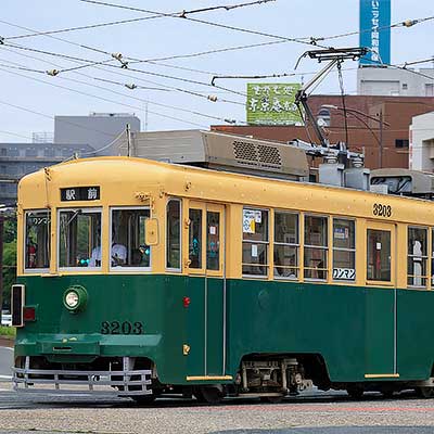 豊鉄モ3203号にツートンカラー復刻ラッピング｜鉄道ニュース