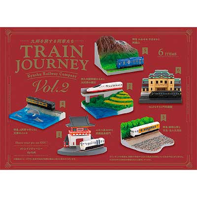 JR九州30年史　1987-2017 JR九州オリジナルカプセルトイ「TRAIN JOURNEY ～九州を旅する列車たち