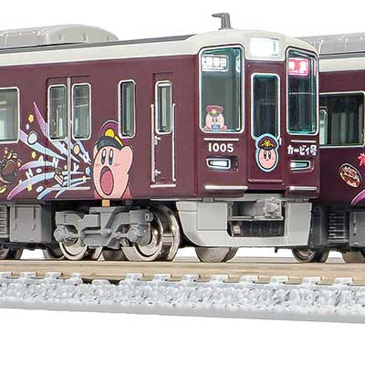 阪急，「カービィ号」3線（神戸線・宝塚線・京都線）の鉄道模型（N