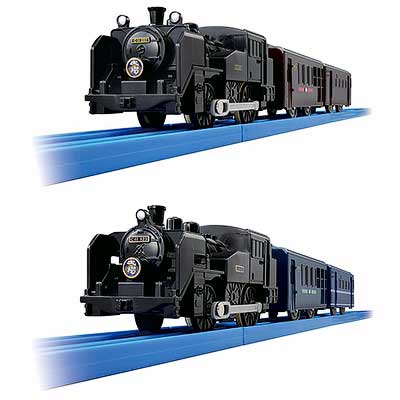 【プラレール】東武鉄道、SL大樹号、3本セット【クリスマス包装行います★☆】 プラレール「東武鉄道SL大樹C11形207号機（客車：ぶどう色）」「東武