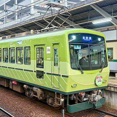 叡山電鉄で多客にともなう臨時列車運転