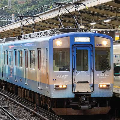 近鉄山田線・志摩線でラッピング車の4両編成運転