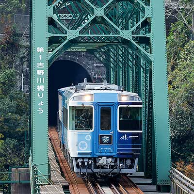 「藍よしのがわ大歩危トロッコ」運転