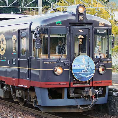 からまつ 鉄道プレート 京都丹後鉄道KTR707に「海上自衛隊 舞鶴地方隊」スペシャルヘッド