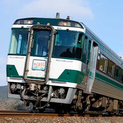 初詣臨時特急&ldquo;やくおうじ&rdquo;がキハ185系復刻国鉄色2両で運転される